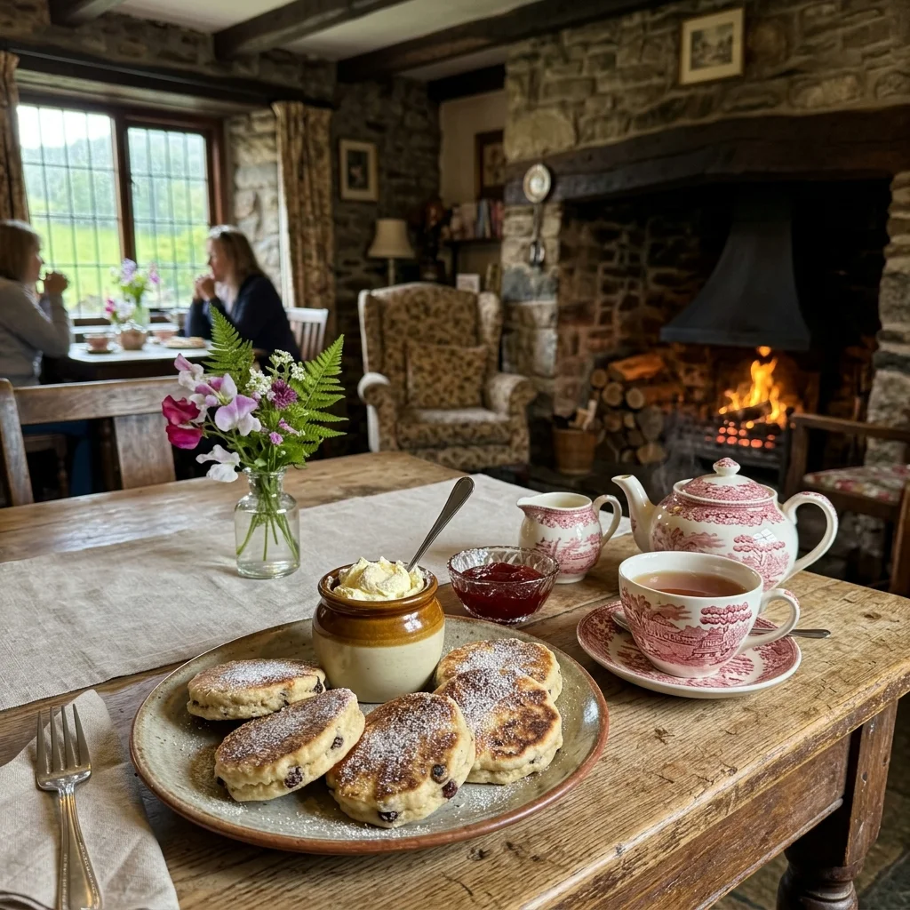 Traditional Welsh Cakes and Tea Room Culture